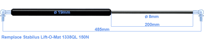 Stabilus Lift-O-Mat 1338QL