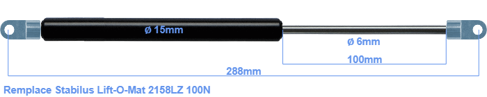 Stabilus Lift-O-Mat 2158LZ