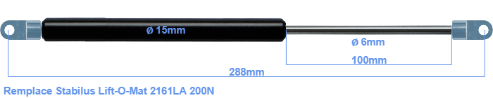 Stabilus Lift-O-Mat 2161LA