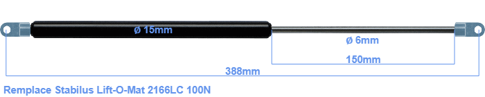 Stabilus Lift-O-Mat 2166LC