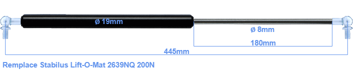 Stabilus Lift-O-Mat 2639NQ
