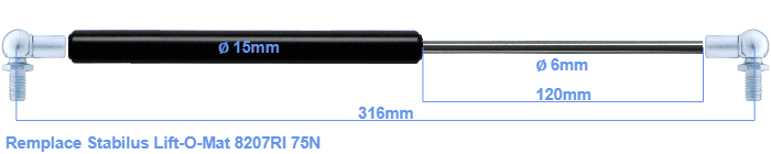 Stabilus Lift-O-Mat 8207RI