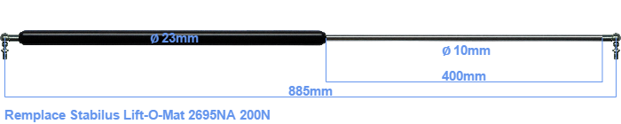 Stabilus Lift-O-Mat 2695NA
