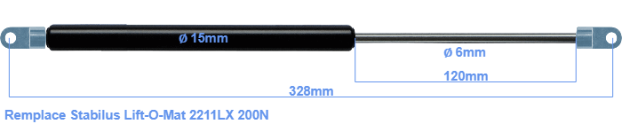 Stabilus Lift-O-Mat 2211LX