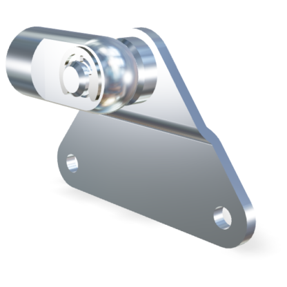 M10 Oeillet et support latéral inox 316 (max. 1200N)