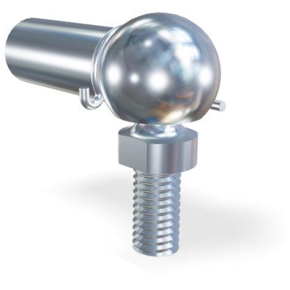 M5 Coude inox 316