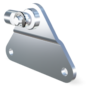 M5 Oeillet (épaisseur 6mm, trou 6.1mm) et support latéral