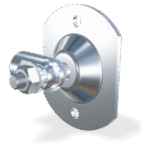 M8 Oeillet et support latéral (ronde)