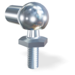 M8 Coude (18mm) (filetage balle M6)