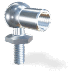 M8 Coude (18mm) (filetage balle M6)