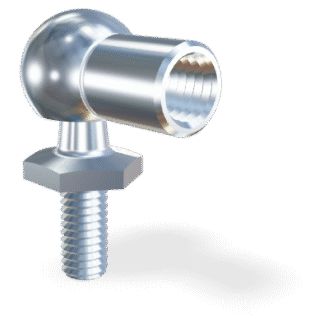 M8 Coude (18mm) (filetage balle M6)