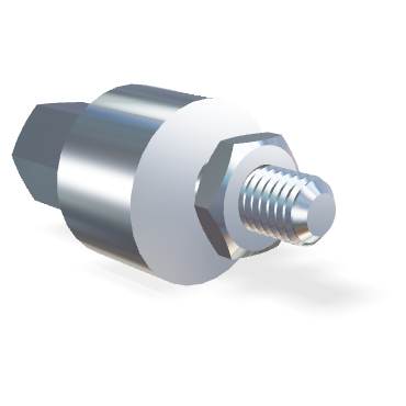 Adaptateur pour tube de blocage M10 en acier inoxydable 316