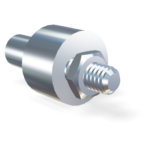 Adaptateur pour tube de blocage M8 en acier inoxydable 316