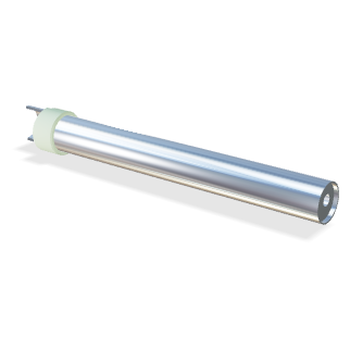 Tube de blocage 10-23 course 200 (rallongé de 42mm) inox 316 sans adaptateur