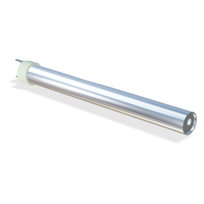 Tube de blocage 10-23 course 250 (rallongé de 42mm) inox 316 sans adaptateur