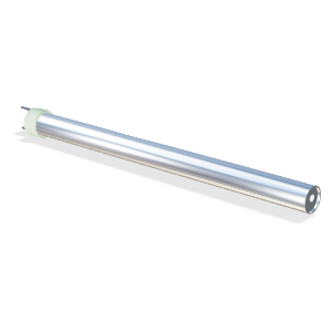 Tube de blocage 10-23 course 350 (rallongé de 42mm) inox 316 sans adaptateur