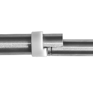 Vérin à gaz 10-23 course 350 inox 316 avec tube de sécurité