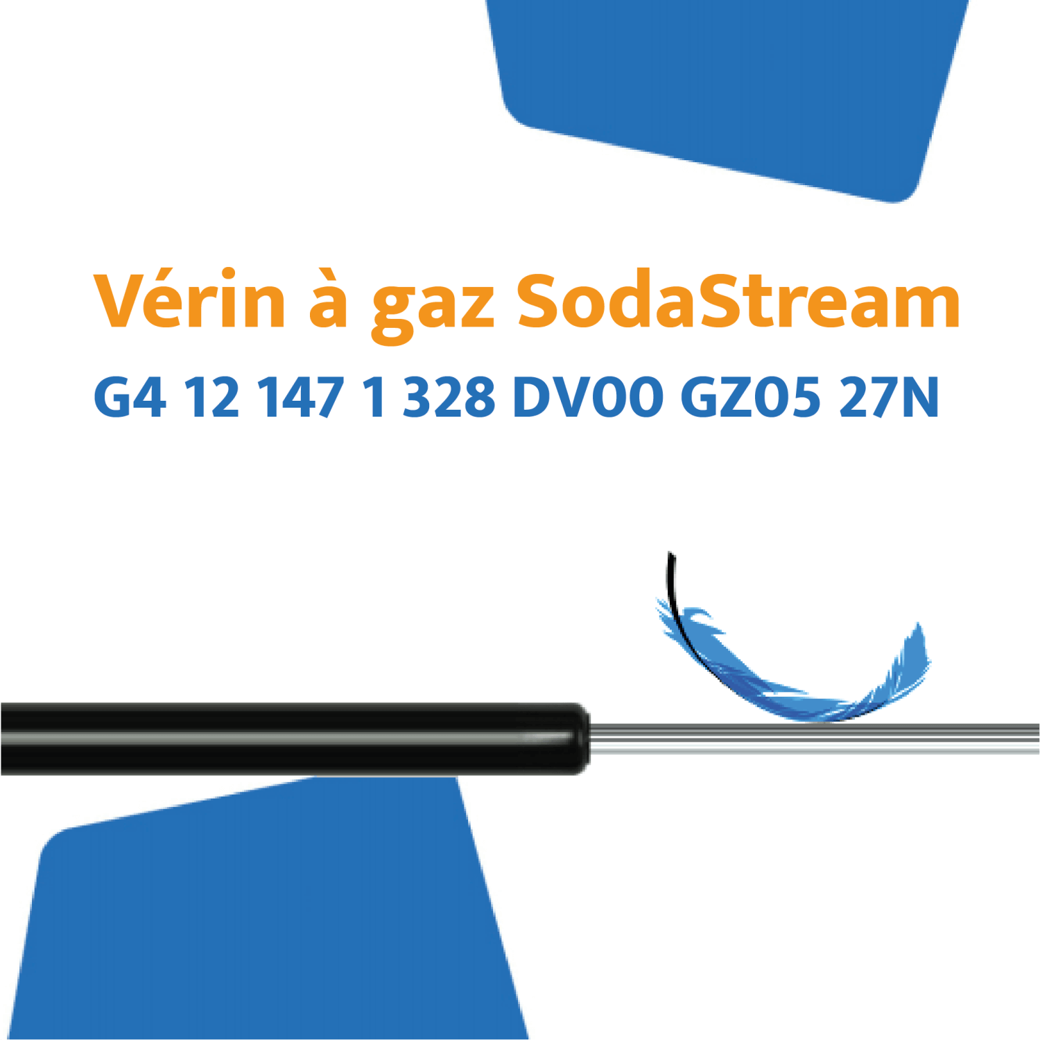 Vérin à gaz SodaStream G4 12 147 1 328 DV00 GZ05 27N