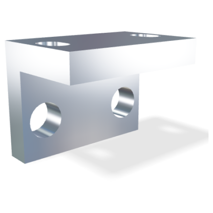 Support d'angle pour équerre 14 mm