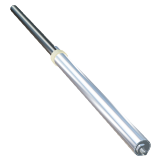 Vérin à gaz 10-23 course 350 avec tube de blocage en inox (rallonge de 42 mm)