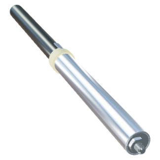 Vérin à gaz 14-28 course 200 avec tube de blocage en inox (rallonge de 48 mm)