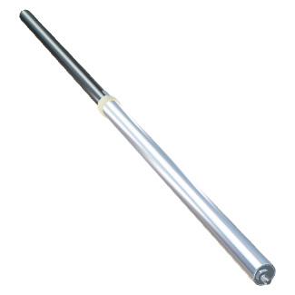 Vérin à gaz 14-28 course 500 avec tube de blocage en inox (rallonge de 48 mm)